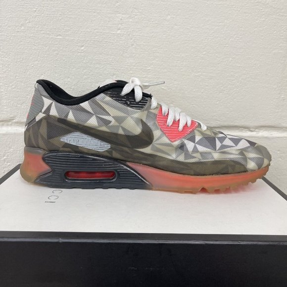 Nike Air Max 90 Ice Dark Grey Men’s Size 11 Black Infrared 631748-006 Size 13 - Picture 2 of 12